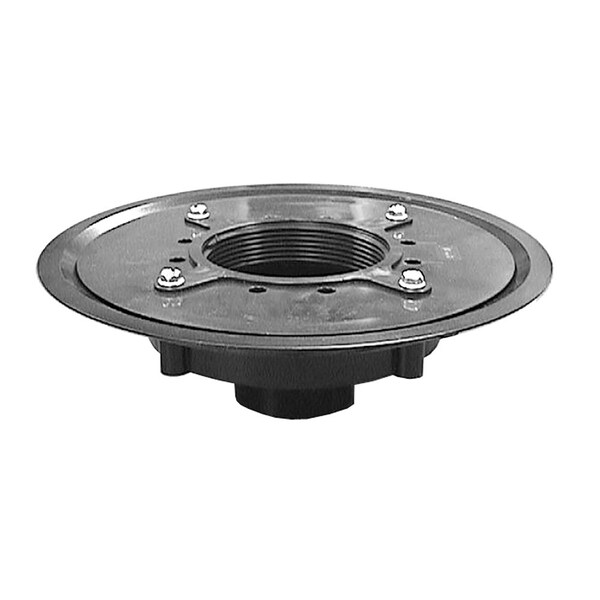 3in. ABS Heavy Duty Drain Base with Primer Tap, for 3-1/2in. Spud